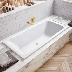 Baignoire droite 180 X 80 VILLEROY ET BOCH Architectura acrylique avec pieds