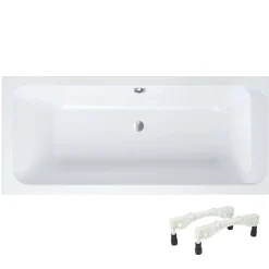 Baignoire droite 170 X 80 VILLEROY ET BOCH Architectura acrylique avec pieds