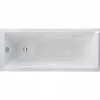 Baignoire droite acrylique haute densité NF conforme aux marchés publics SANINDUSA Easy 170x70 blanche (vidage non inclus)