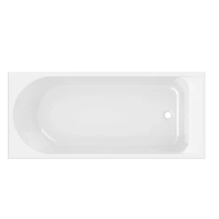 Baignoire droite Cavally L. 160 cm x l. 75 cm blanc