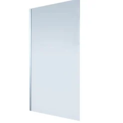 Baignoire droite DURAVIT D-Code 170 x75 cm + Pare Bain gauche AURYS Mist 1 chromé version gauche