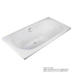 Baignoire Effusion 180 x 80 cm sans tablier Valentin