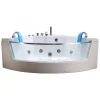 Baignoire hydromassage blanc pompe double 152 X 152 cm 19 jets Calliope