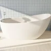 Baignoire ilot autoportante BALI 170x75 cm avec robinetterie intégrée