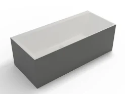 Baignoire Ilot Cobalt 170 grise 170x75x56cm, by SPALINA