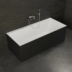 Baignoire Ilot Cobalt 170 noire 170x75x56cm, by SPALINA