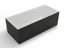 Baignoire Ilot Cobalt 170 noire 170x75x56cm, by SPALINA
