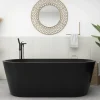 Baignoire ilot noir 170x80 Matte Black
