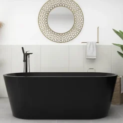 Baignoire ilot noir 170x80 Matte Black