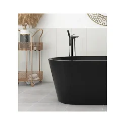 Baignoire ilot noir 170x80 Matte Black
