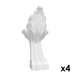 Baignoire îlot 170 x 80 cm blanche + 4 pieds blancs, GoodHome Emba