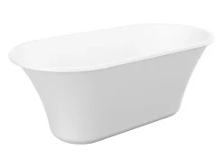 Baignoire îlot design - 193 L - 150 x 75 x 58 cm - Blanche - NOEMIE II