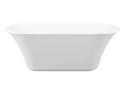 Baignoire îlot design - 193 L - 150 x 75 x 58 cm - Blanche - NOEMIE II