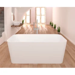 Baignoire îlot design en sanydur rectangulaire RUST 150 cm