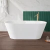 Baignoire îlot design en sanydur ovale MODERN 170 cm