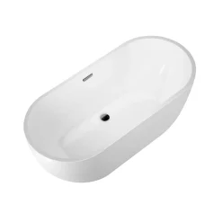 Baignoire îlot design ovale BOSTON blanche 180 cm