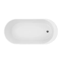 Baignoire îlot Huron L. 170 cm x l. 75 cm noir
