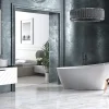 Baignoire îlot KEYA GLAM SILVER 165 x 70 cm