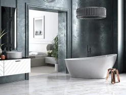 Baignoire îlot KEYA GLAM SILVER 165 x 70 cm