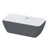 Baignoire îlot Merkys L. 170 cm x l. 75 cm gris