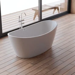 Baignoire îlot ovale NEROON 2.0 L. 170 x l. 80 cm, by SPALINA