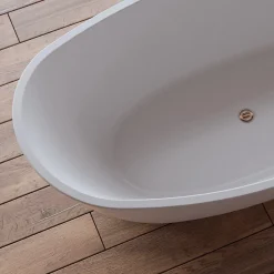 Baignoire îlot ovale NEROON 2.0 L. 170 x l. 80 cm, by SPALINA