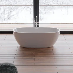 Baignoire îlot ovale SAMBA L. 170 x l. 79 cm, by SPALINA