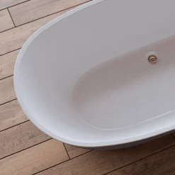 Baignoire îlot ovale Venecia, gris mat, 170x80 cm, by Spalina