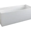 Baignoire îlot rectangulaire - 232 L - 150 x 75 x 60 cm - Blanche - Acrylique - ASPIUS