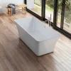 Baignoire îlot rectangulaire Sorrow 170x75 cm, blanc, By Spalina