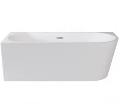 Baignoire îlot ZOYA GLAM GOLDEN angle droit - 170 x 80 cm