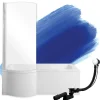 Baignoire rectangulaire 150 x 70 Gauche INSPIRO acrylique blanc, sans Habillage + Écran + Pieds + Vidage à chromé