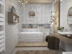 Baignoire rectangulaire 150 x 70 CLASSIC acrylique blanc + Support stabilisateur en polystyrène + Pieds + Vidage à chromé