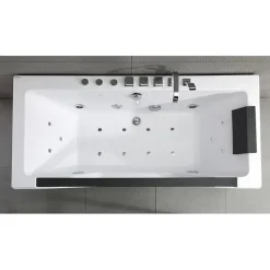 Baignoire rectangulaire balnéo 170x80 FIDJI