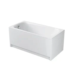 Baignoire rectangulaire gain de place 140x70 cm NAO encastrable (SANS TABLIER)