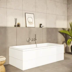 Baignoire rectangulaire VITRA Neon avec pied 180x80cm Blanc