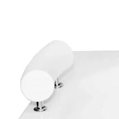 Baignoire rectangulaire 160x70 OPTIMA PREMIUM acrylique blanc +Habillage en polystyrène+Poignées+Repose Tête+Pieds+Vidage à chromé