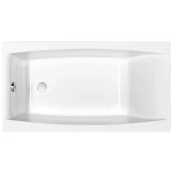 Baignoire rectangulaire 160x75 cm VIRGO encastrable en acrylique + tablier central