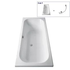 Baignoire Ryad 170 x 75 cm sans tablier Valentin