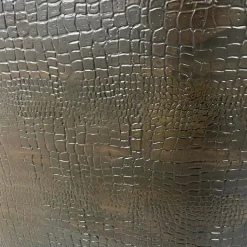 Baignoire semi-îlot design 170x87 cm effet texturé peau de crocodile - Acrylic Lucite - Savane