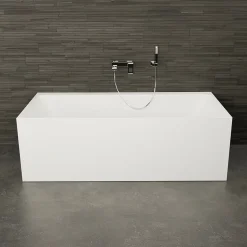 Baignoire semi-îlot murale COBALT L.170 x l.75 cm, by SPALINA