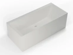 Baignoire semi-îlot murale COBALT L.170 x l.75 cm, by SPALINA