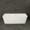 Baignoire semi-îlot murale Mint 170, blanc, 170x81 cm, by Spalina