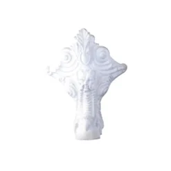 Baignoire sur pieds en fonte BRADFORD Blanche 180 cm Pieds chromes