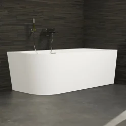 Baignoires Ilot Capri 170 droite blanche 170 x76 x58 cm, by SPALINA