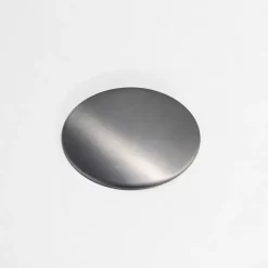 BALNEO - baignoire îlot d'angle droite 150x75 cm AVOLA avec cache trop-plein et bonde anthracite