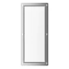 Balneo Armoire encastrée pour brosse WC gauche verre blanc 53,2cm