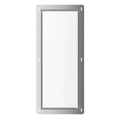 Balneo Armoire encastrée pour brosse WC gauche verre blanc 53,2cm
