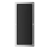 Balneo Armoire encastrée pour brosse WC gauche verre noir