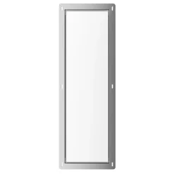 Balneo Armoire encastrée pour brosse WC gauche verre blanc 68,2cm